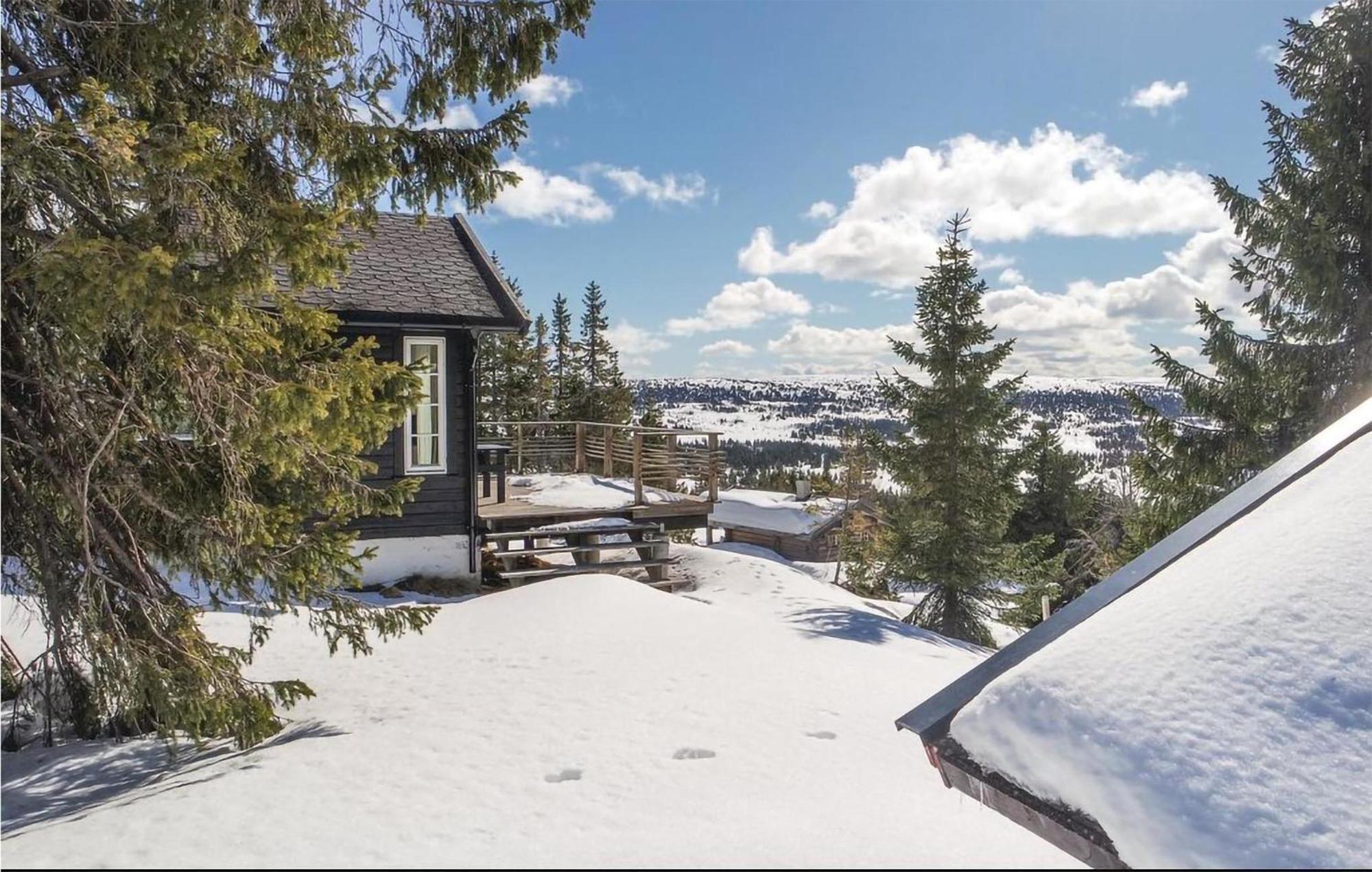 Amazing Home In Sjusjoen With Kitchen Exteriér fotografie